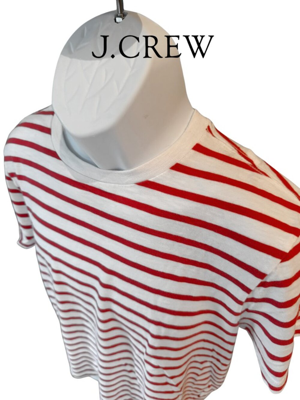J. Crew Red Striped T-Shirt Size M
